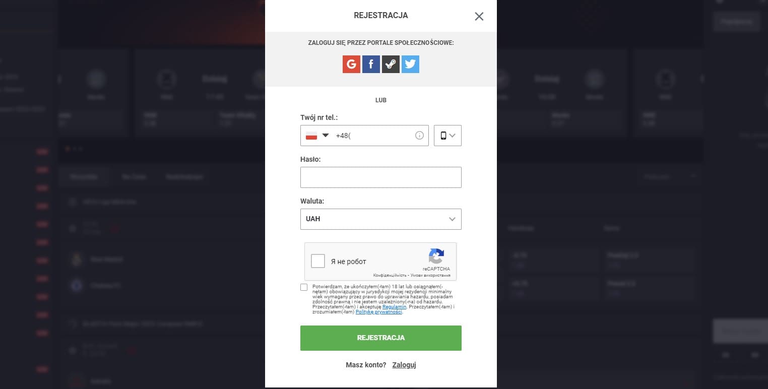 Rejestracja i logowanie krok po kroku w kasynie internetowym GGBet PL